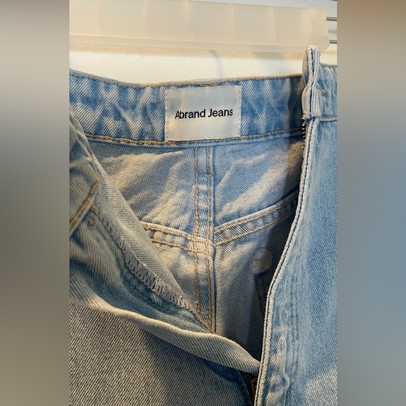 Abrand Blue Straight Leg Jeans with Classic Denim Style size 30 - Picture 2 of 3